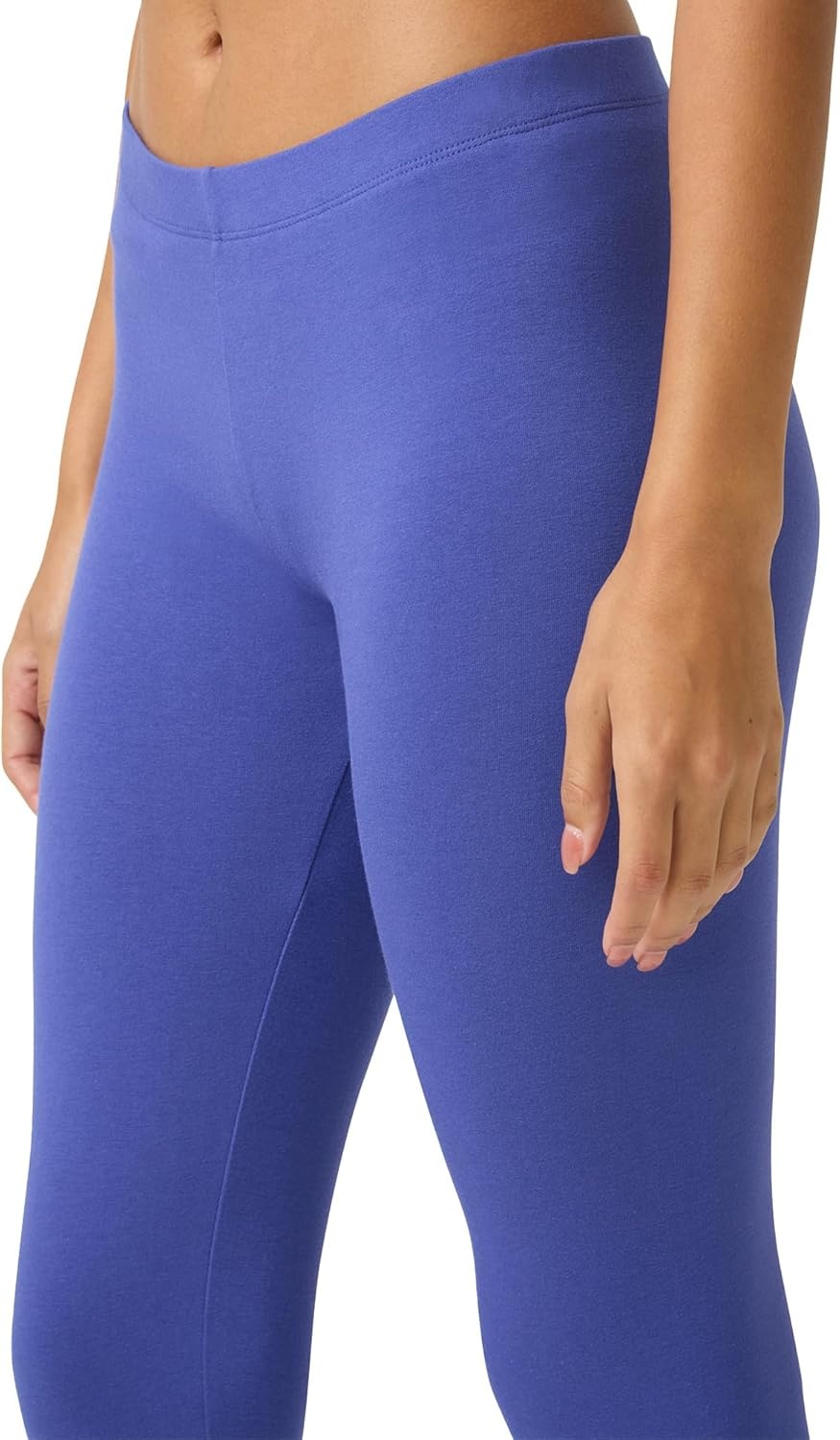 image:imageNo Nonsense Womens Leggings Soft Cotton Feel Comfortable amp Perfect for Layering Gentle Elastic WaistbandRoyal Blue