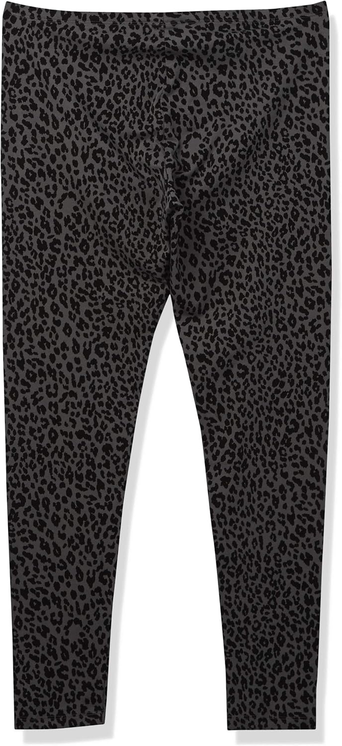 image:imageNo Nonsense Womens Leggings Soft Cotton Feel Comfortable amp Perfect for Layering Gentle Elastic WaistbandSteel Animal Print