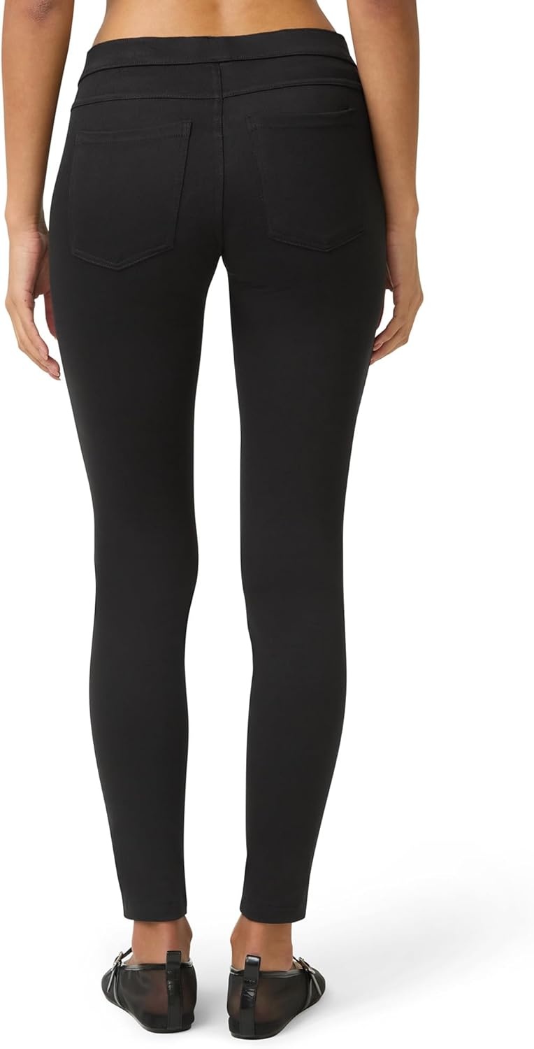 image:imageNo nonsense Womens Classic Denim Leggings Jeggings for Women with Real Back Pockets High Waisted Stretch JeansBlack