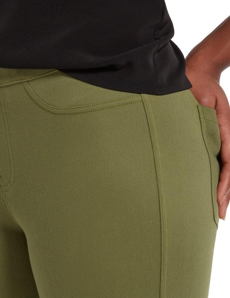 image:imageNo nonsense Womens Classic Denim Leggings Jeggings for Women with Real Back Pockets High Waisted Stretch JeansGreen