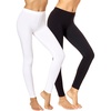 Black/White - 2 Pair Pack