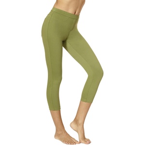 image:imageNo Nonsense Womens Classic Denim Capri Leggings with Pockets Comfortable Stretch Pull On PantsFatigue