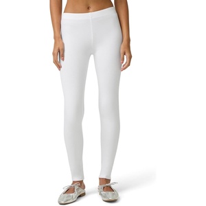 image:imageNo Nonsense Womens Leggings  Soft Cotton Feel Comfortable amp Perfect for Layering Gentle Elastic WaistbandWhite