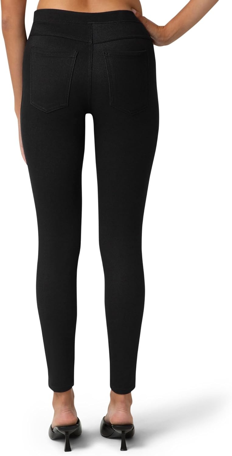 image:imageNo Nonsense Womens Stretch Denim Leggings with PocketsMedium WashBlack 2 Pair Pack