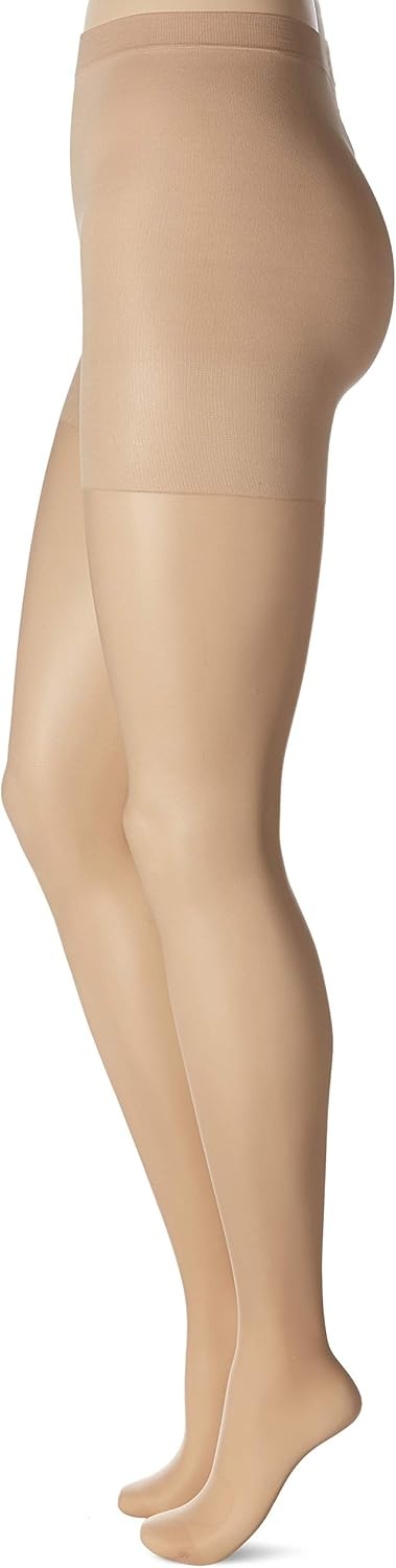 image:imageNo nonsense Great Shapes Active Sheer Tight With Graduated CompressionBeige Mist 3 Pair Pack