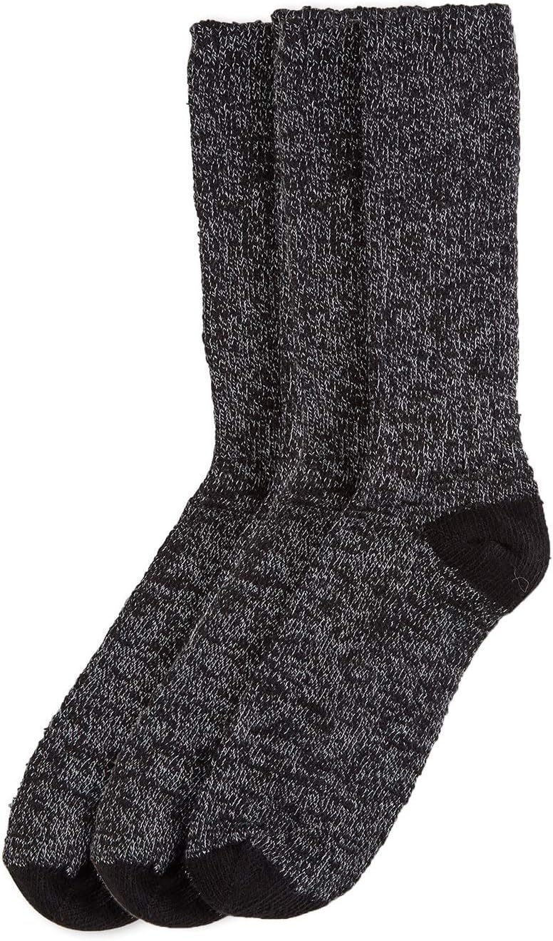 image:imageNo nonsense Mens Crew Length Boot SocksBlack 3 Pair Pack