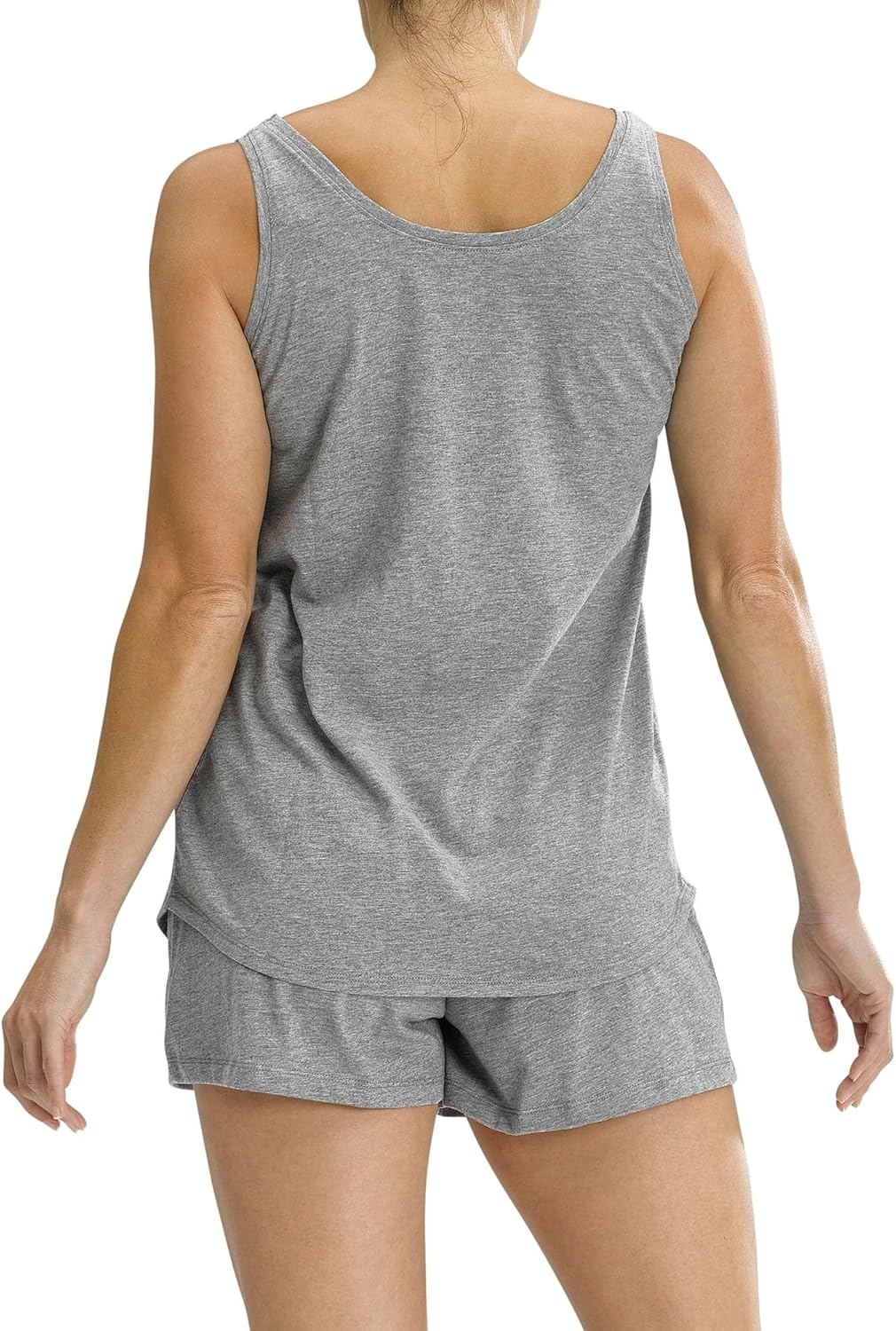 image:imageNo nonsense Womens Cozy Sleep or Lounge 2 Piece Sleepwear Sets and SeparatesMedium Grey Heather