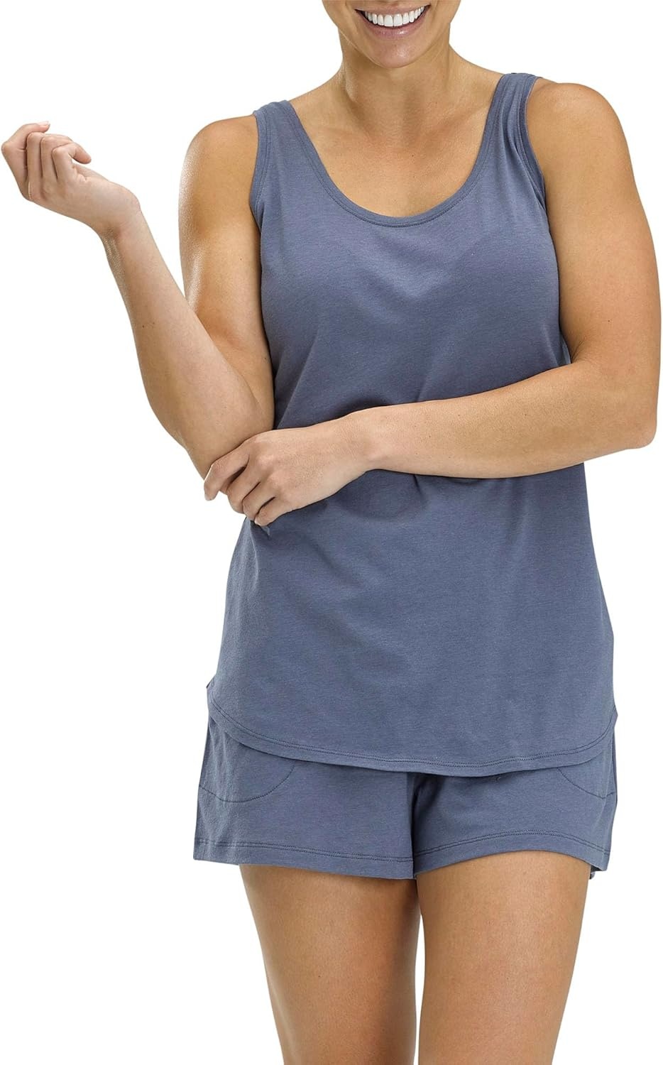 image:imageNo nonsense Womens Cozy Sleep or Lounge 2 Piece Sleepwear Sets and SeparatesVintage Indigo