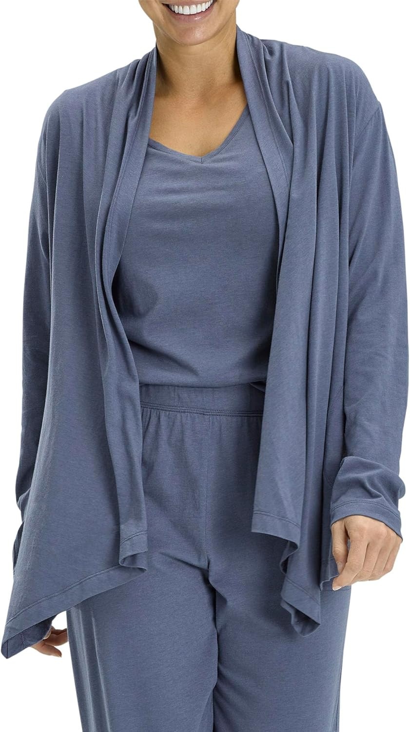image:imageNo nonsense Womens Cozy Sleep or Lounge 2 Piece Sleepwear Sets and SeparatesVintage Indigo