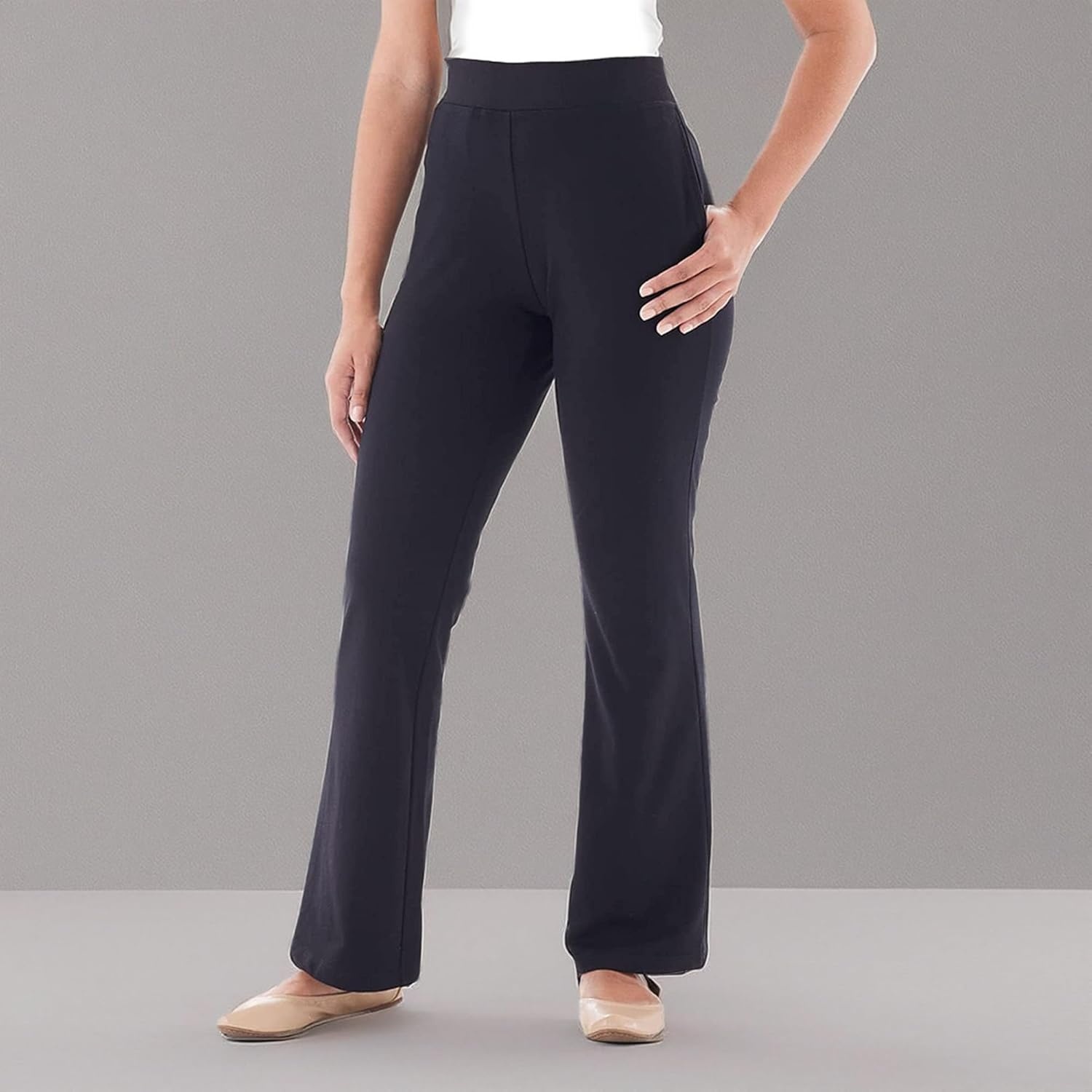 image:imageNo nonsense Womens Relaxed Flare LeggingBlack