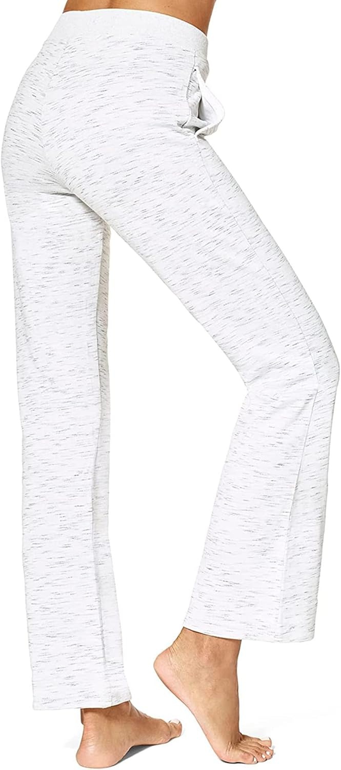 image:imageNo nonsense Womens Relaxed Flare LeggingIvory Space Dye