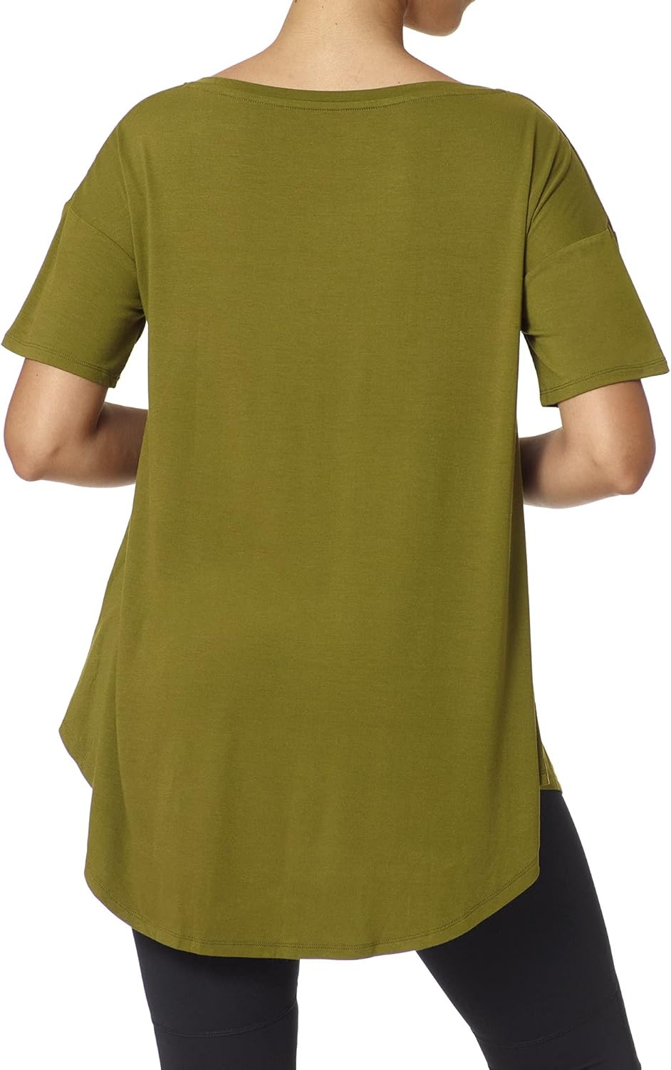 image:imageNo nonsense Womens Ultimate Short Sleeve Legging TeeBay Leaf