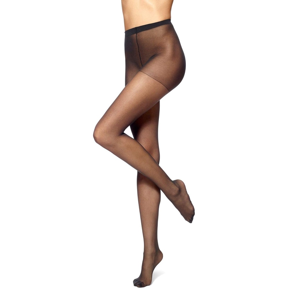 image:imageNo Nonsense Womens Regular Sheer Tights With Reinforced Panty and ToeMidnight Black 6 Pair Pack