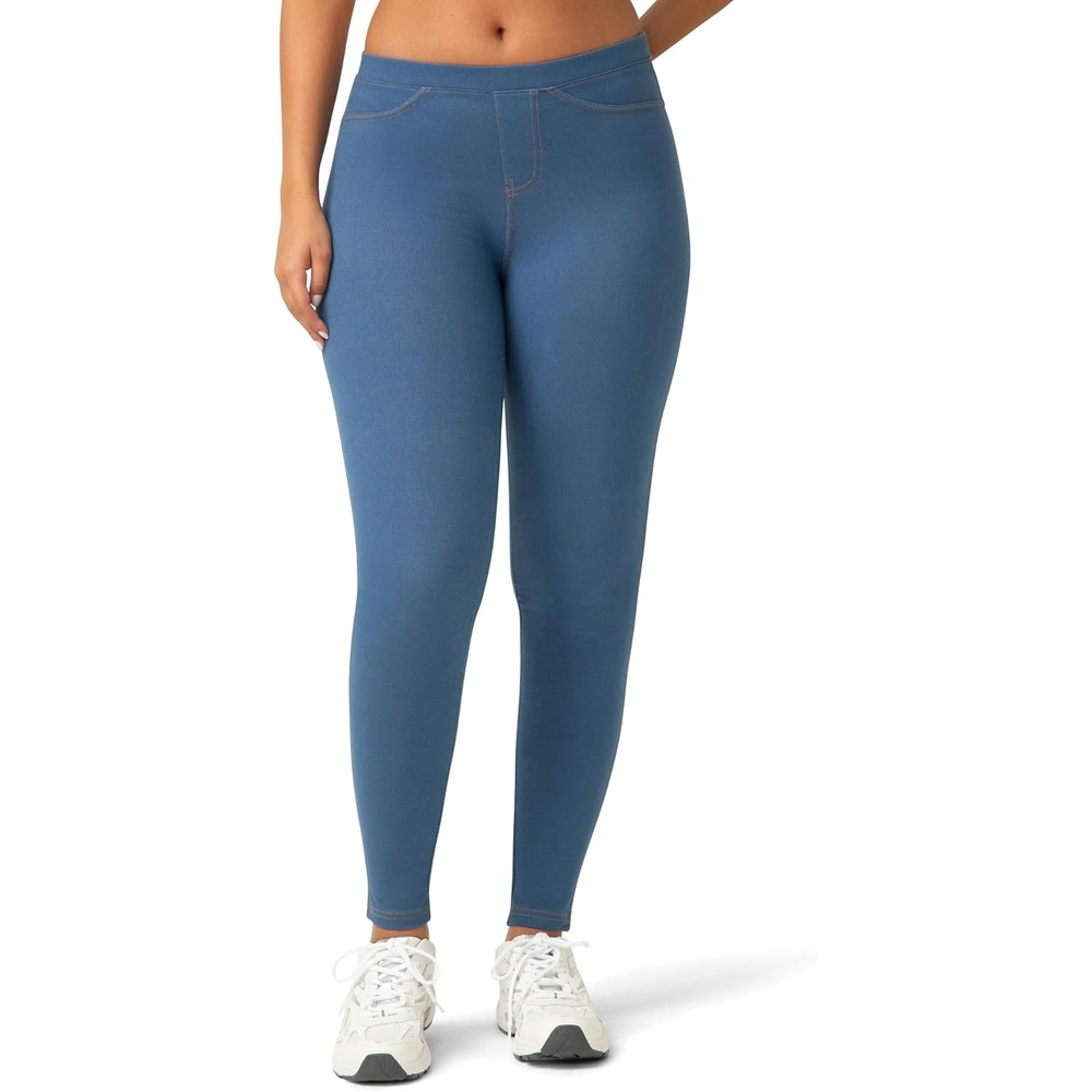 image:imageNo Nonsense Womens Stretch Denim Leggings with PocketsLight Denim