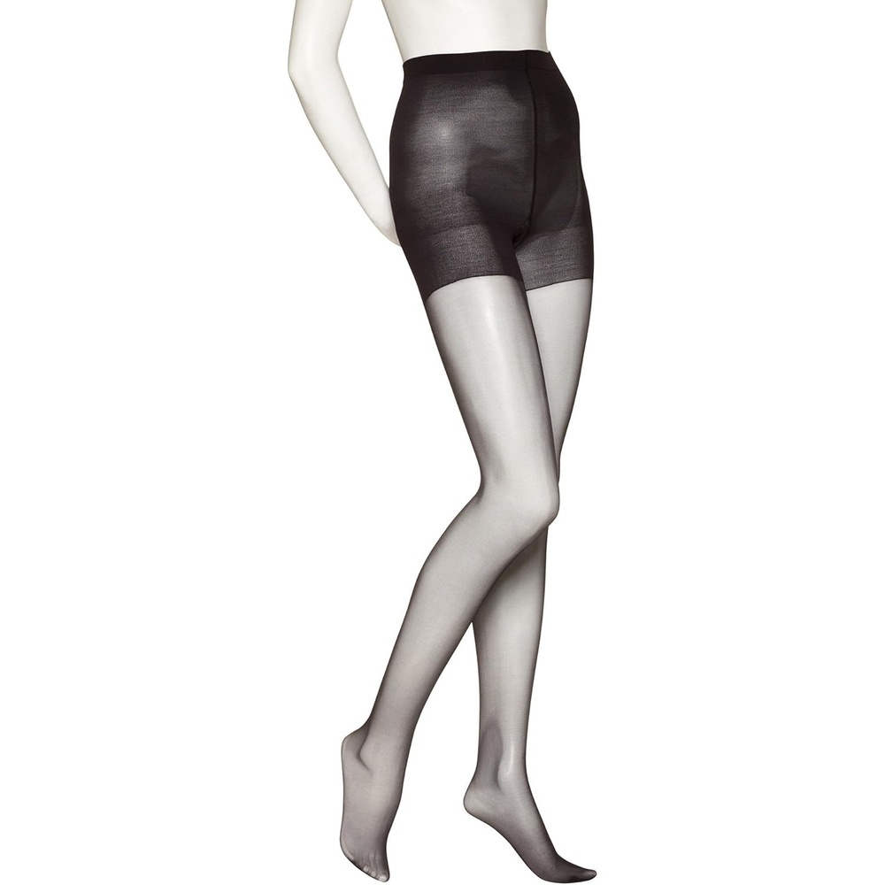 image:imageNo nonsense Great Shapes Active Sheer Tight With Graduated CompressionMidnight Black