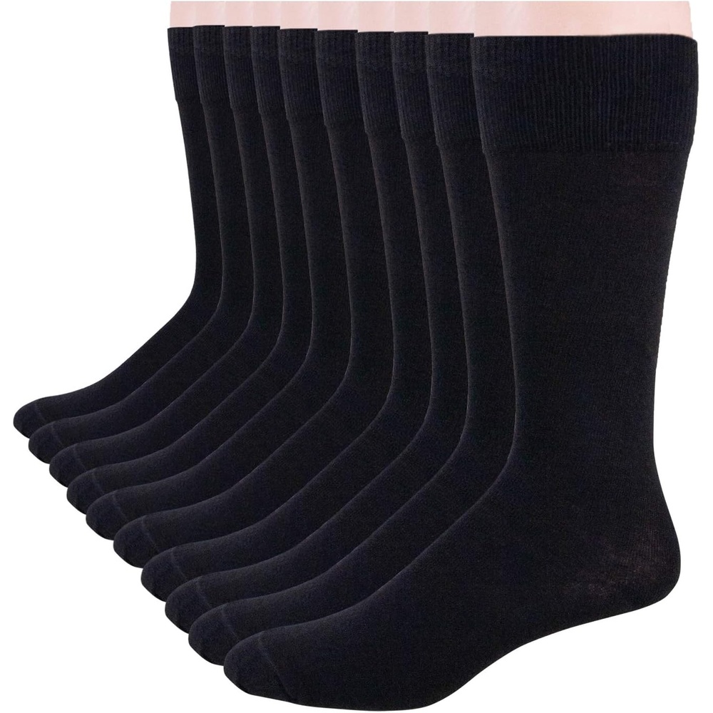 image:imageNo nonsense Mens Cotton Crew Socks 10PackBlack
