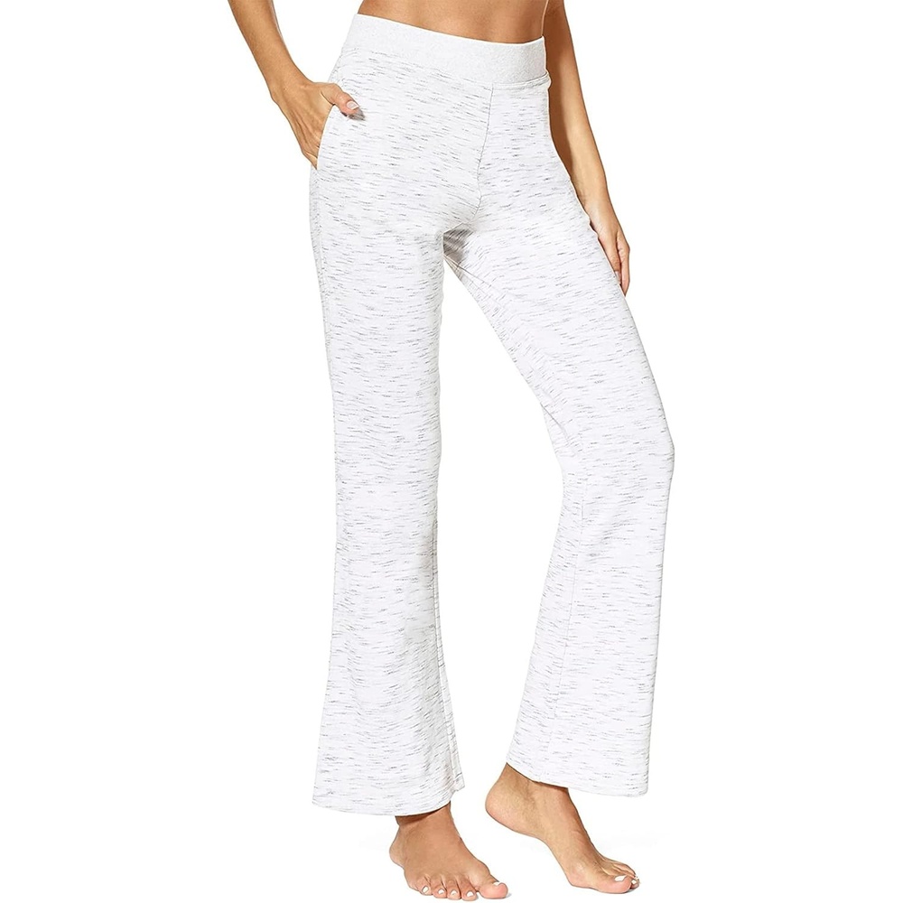 image:imageNo nonsense Womens Relaxed Flare LeggingIvory Space Dye