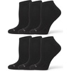 Black - 6 Pair Pack