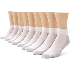 image:imageCushioned Ankle SocksWhite  9 Pair Pack