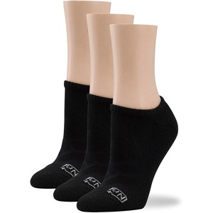 image:imageNo Nonsense Womens Expantech Recycled Polyester No Show SocksBlack  3 Pair Pack