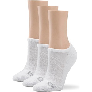 image:imageNo Nonsense Womens Expantech Recycled Polyester No Show SocksWhite  3 Pair Pack