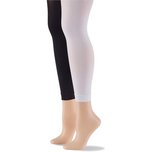 image:imageNo Nonsense Womens Super Opaque Control Top Footless TightsBlackWhite