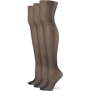 image:imageNo Nonsense womens Fishnet Openwork TightBlack 3 Pair Pack