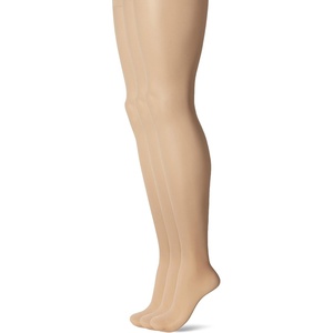 image:imageNo nonsense Great Shapes Active Sheer Tight With Graduated CompressionBeige Mist  3 Pair Pack