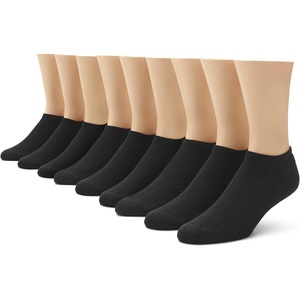 image:imageNo nonsense Mens Cushioned No Show SocksBlack  9 Pair Pack