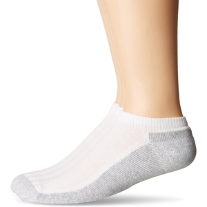 image:imageNo nonsense Mens Cushioned No Show SocksWhite  3 Pair Pack
