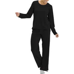 image:imageNo nonsense Womens Cozy Sleep or Lounge 2 Piece Sleepwear Sets and SeparatesBlack