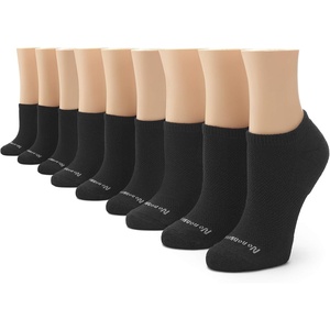 image:imageNo nonsense Womens Mesh No Show Liner Socks CushionedBlack9 Pair Pack