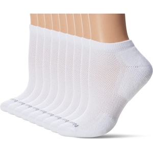 image:imageNo nonsense Womens Mesh No Show Liner Socks CushionedWhite9 Pair Pack