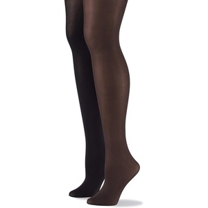 image:imageNo nonsense Womens Opaque Sheer To Waist TightBlackEspresso