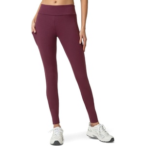 image:imageNo nonsense Womens Soft Cotton Leggings with Side Pockets Workout Stretch Pull On PantsNapa