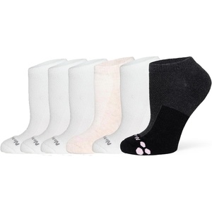 image:imageNo nonsense Womens Soft amp Breathable Ventilated Cushion No Show Sock 6 Pair Pack Oatmeal Heather One Size