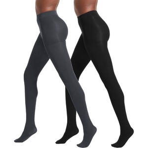 image:imageNo nonsense Womens Super Opaque Control Top Tights 90 Denier Soft High Waist PantyhoseBlackCobblestone