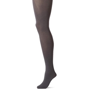 image:imageNo nonsense Womens Super Opaque Control Top Tights 90 Denier Soft High Waist PantyhoseGraphite Heather