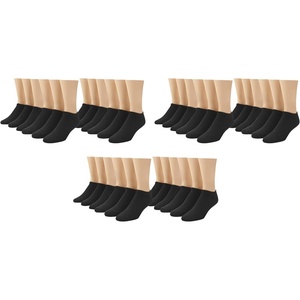 image:imageNo nonsense mens Cushioned No Show Socks 12 Pair PackBlack  12 Pair Pack