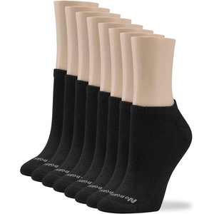 image:imageNo nonsense womens Cushion No Show Sock 8 Pair PackBlack  8 Pair Pack