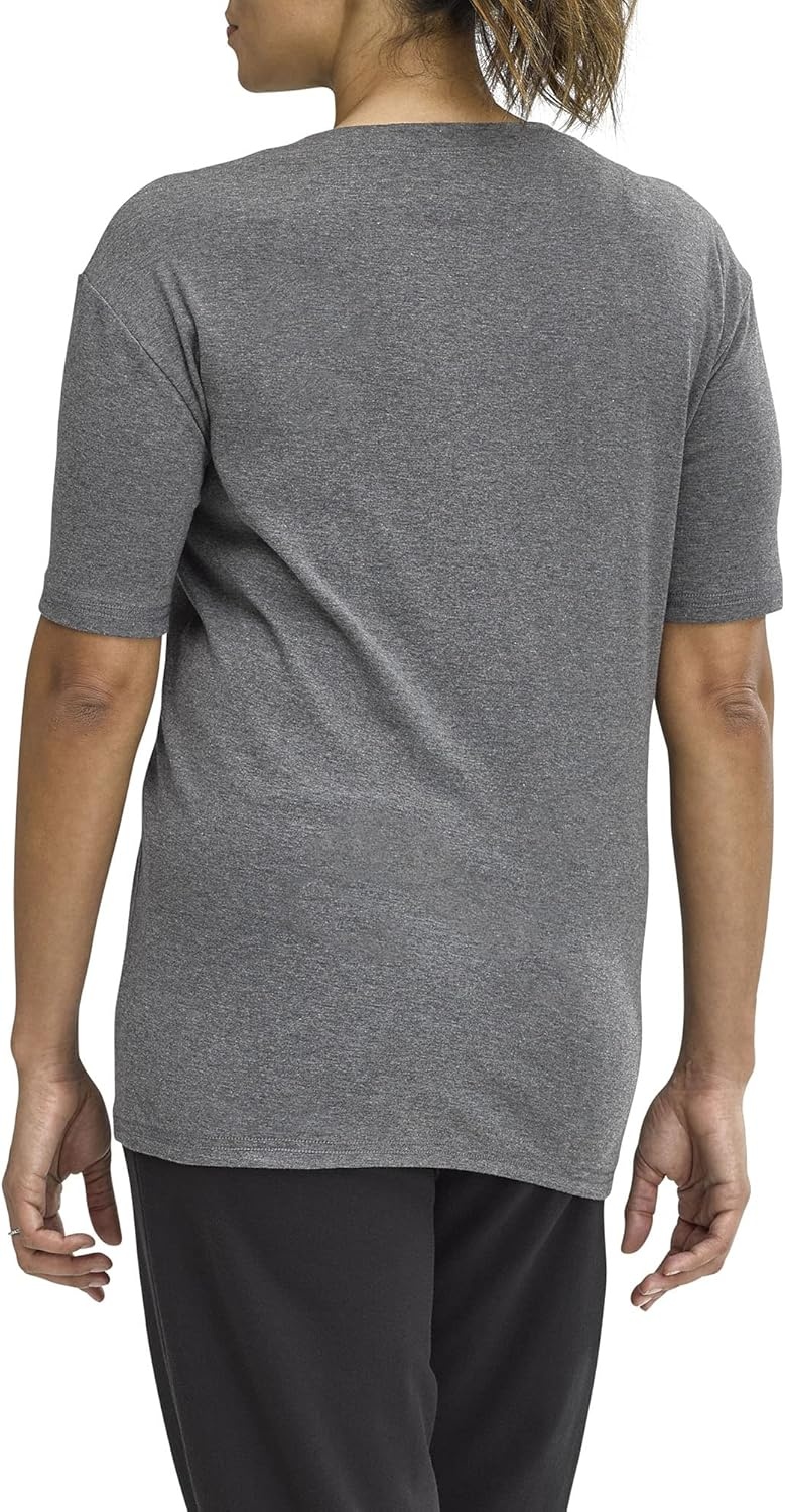 image:imageNo Nonsense Green Threads Unisex Short Sleeve TShirtBlackCharcoal Heather 2 Pair Pack