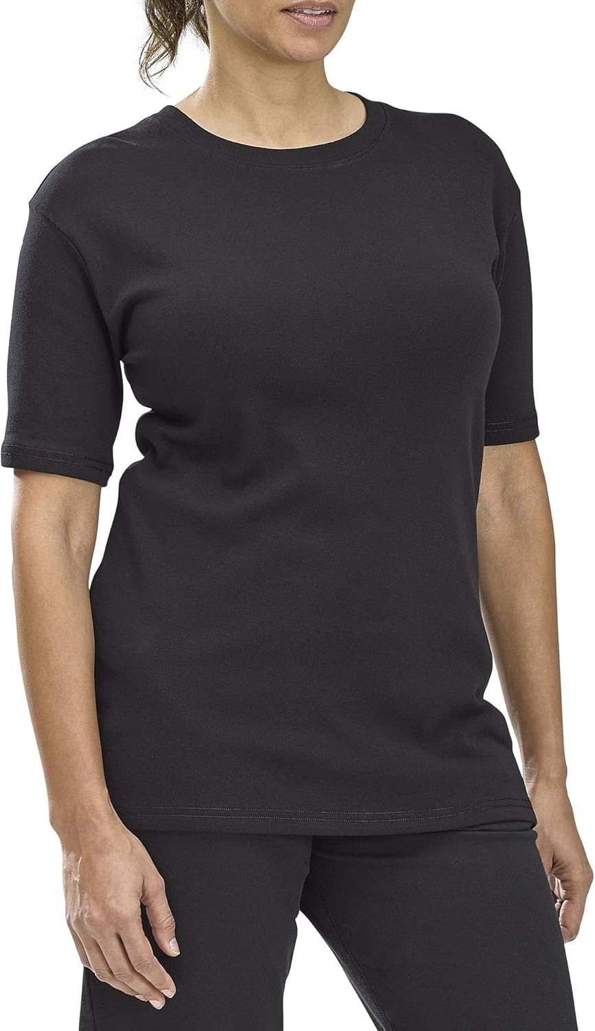image:imageNo Nonsense Green Threads Unisex Short Sleeve TShirtBlackPacific 2 Pair Pack