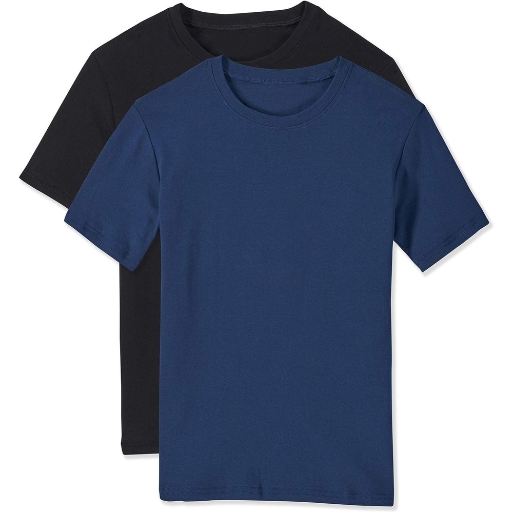 image:imageNo Nonsense Green Threads Unisex Short Sleeve TShirtBlackPacific 2 Pair Pack