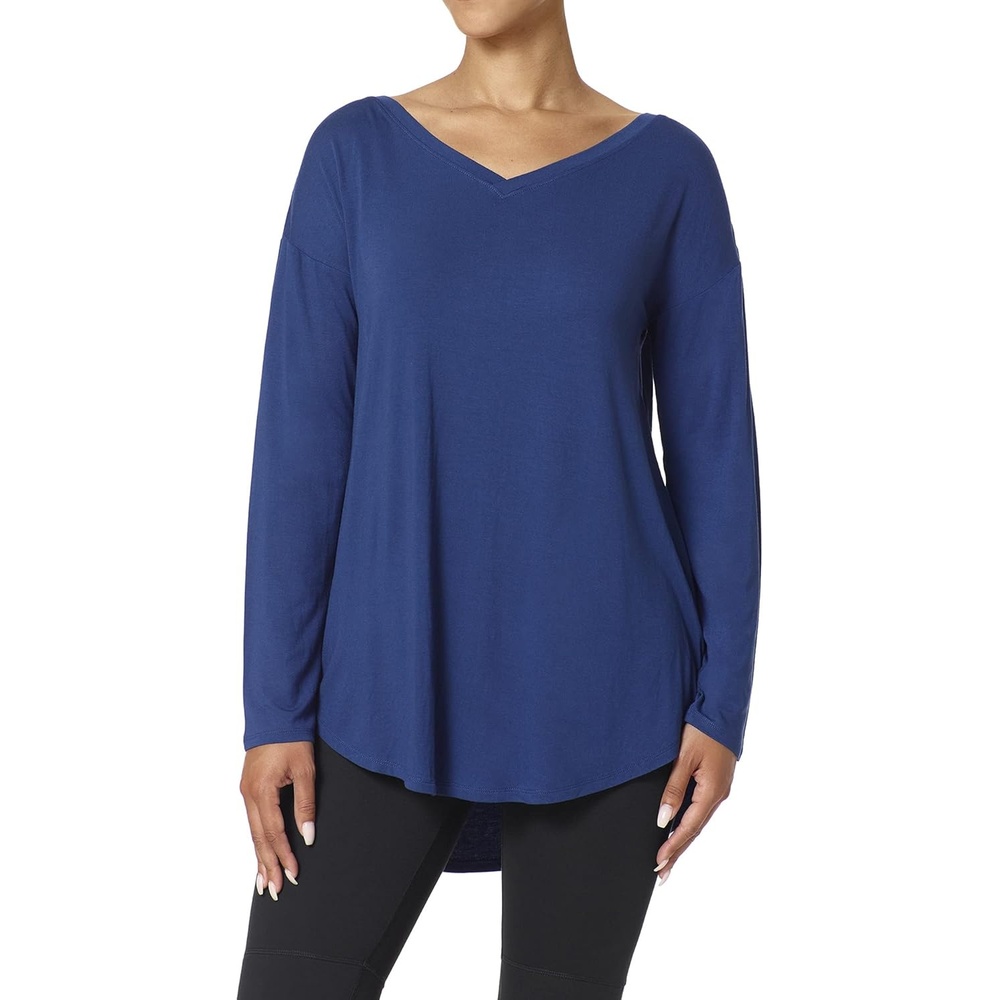 image:imageNo nonsense Womens Ultimate Long Sleeve Legging TeePrussian Blue