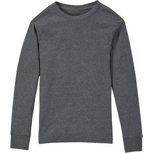 image:imageNo Nonsense Unisex Adult Green Threads Adult Unisex Long Sleeve TShirtCharcoal Heather