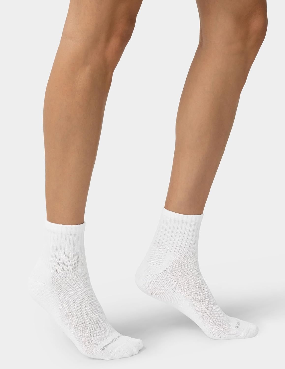 image:imageNo Nonsense Womens Soft amp Breathable Cushioned Mini Crew SocksWhite 3 Pair Pack