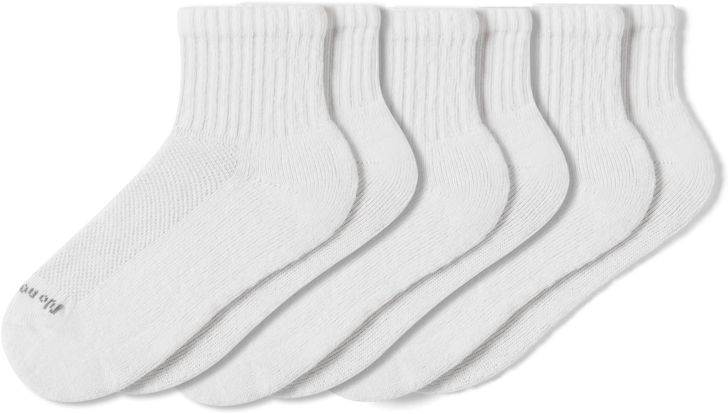 image:imageNo Nonsense Womens Soft amp Breathable Cushioned Mini Crew SocksWhite 3 Pair Pack