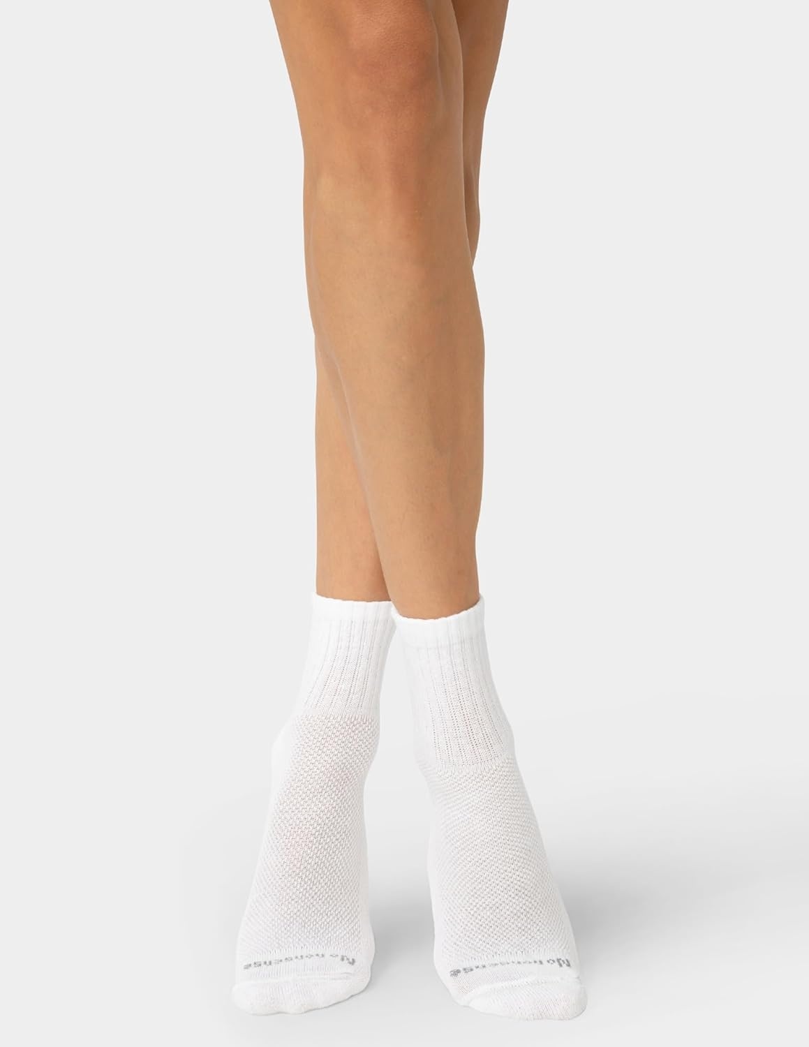 image:imageNo Nonsense Womens Soft amp Breathable Cushioned Mini Crew SocksWhite 9 Pair Pack