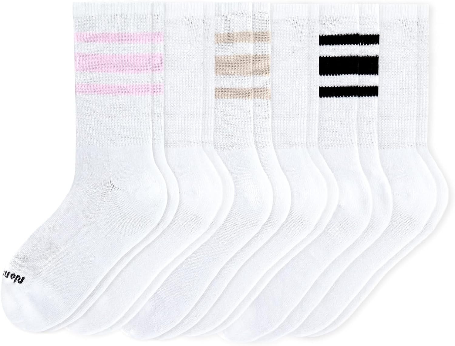 image:imageNo nonsense Womens Cushioned Crew SocksNeutral 6 Pair Pack
