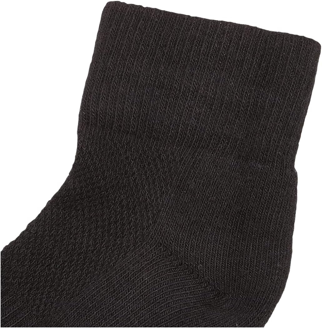 image:imageNo nonsense Womens Cushioned Mesh Quarter Top Ankle Socks Premium Comfort for WomenBlack 9 Pair Pack